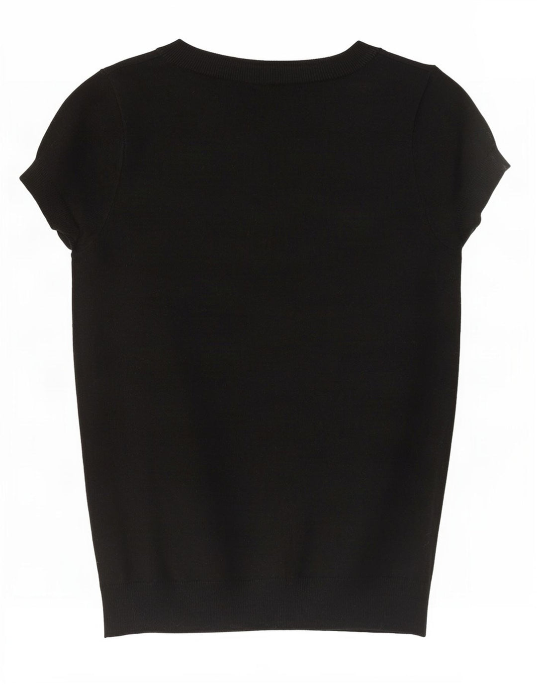 Zara Damen T-Shirt Top UK 14 Large Schwarz