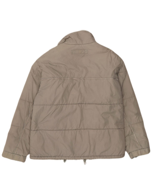Tommy Hilfiger Herren gefütterte Liner-Jacke, UK 40, großes graues Nylon