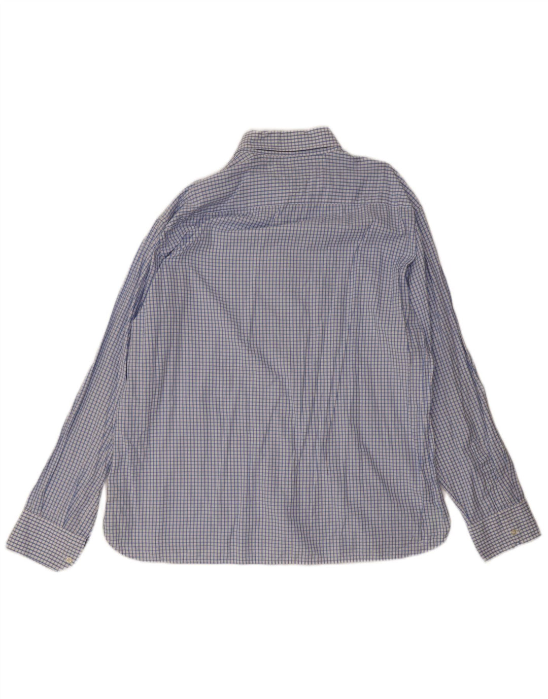 Tommy Hilfiger Herrenhemd 2XL blau kariert Baumwolle