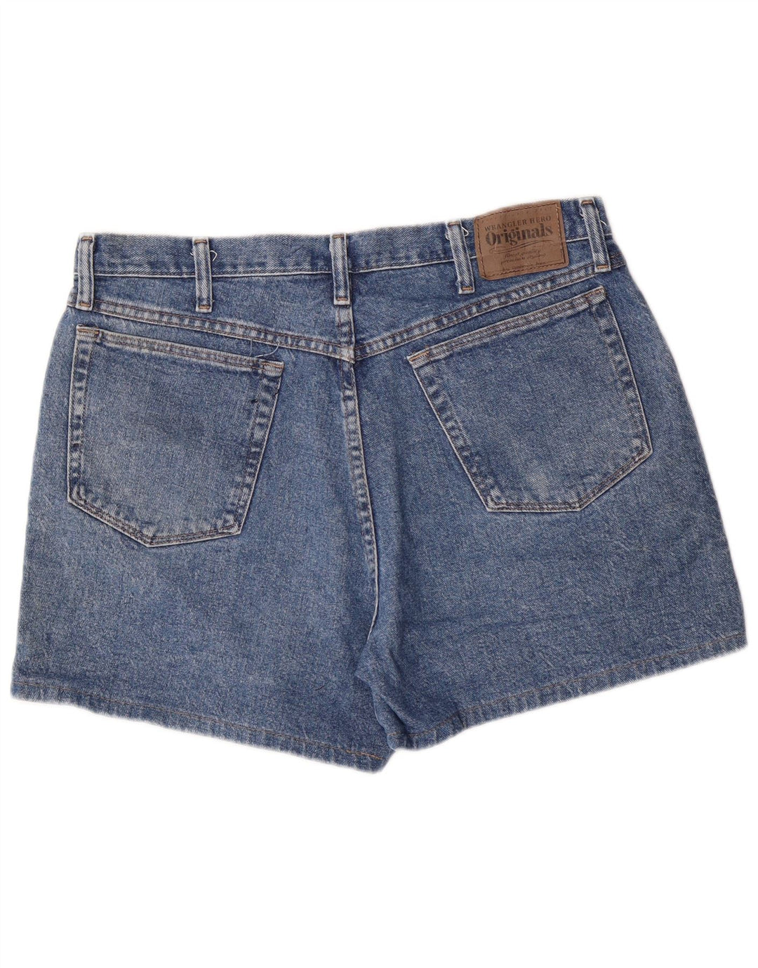 Wrangler Womens Denim Jeansshorts W34 Große blaue Baumwolle
