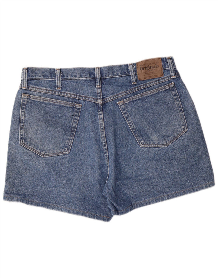 Wrangler Womens Denim Jeansshorts W34 Große blaue Baumwolle