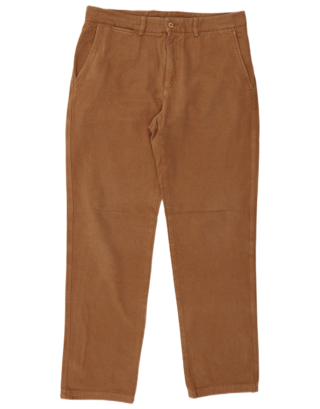 AVIREX Gerade Chino-Hose für Herren, W36, L31, braune Baumwolle