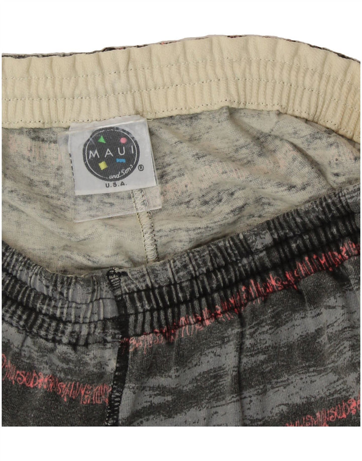 MAUI AND SONS Mens Tracksuit Trousers Medium Grey Striped Vintage Maui and Sons and Second-Hand Maui and Sons from Messina Hembry 