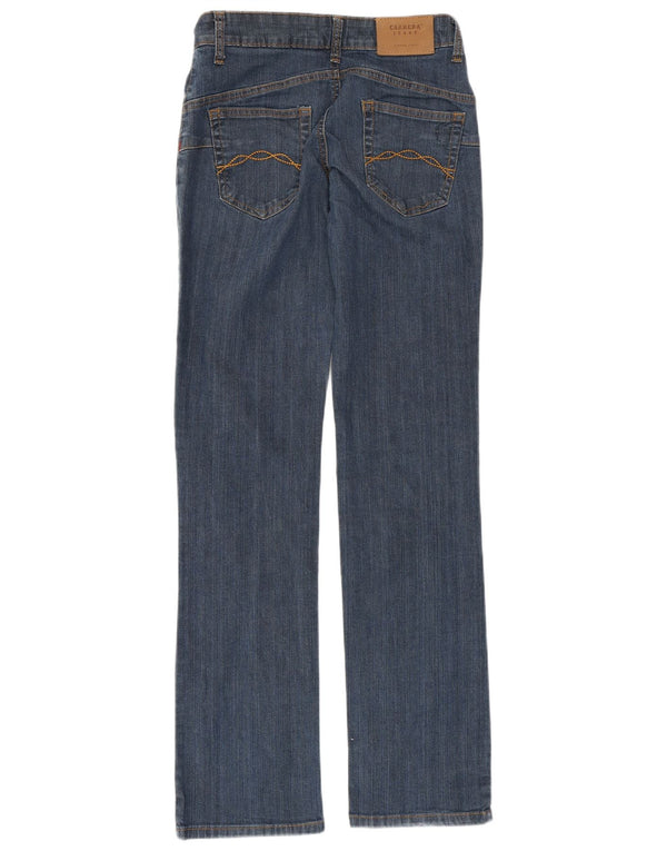 CARRERA Damen Straight Jeans IT 42 Medium W28 L33 Blaue Baumwolle