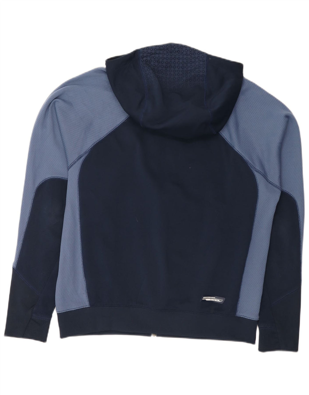Nike Herren-Trainingsanzug mit Kapuze und grafischem Oberteil, mittelgroß, Marineblau, Farbblock