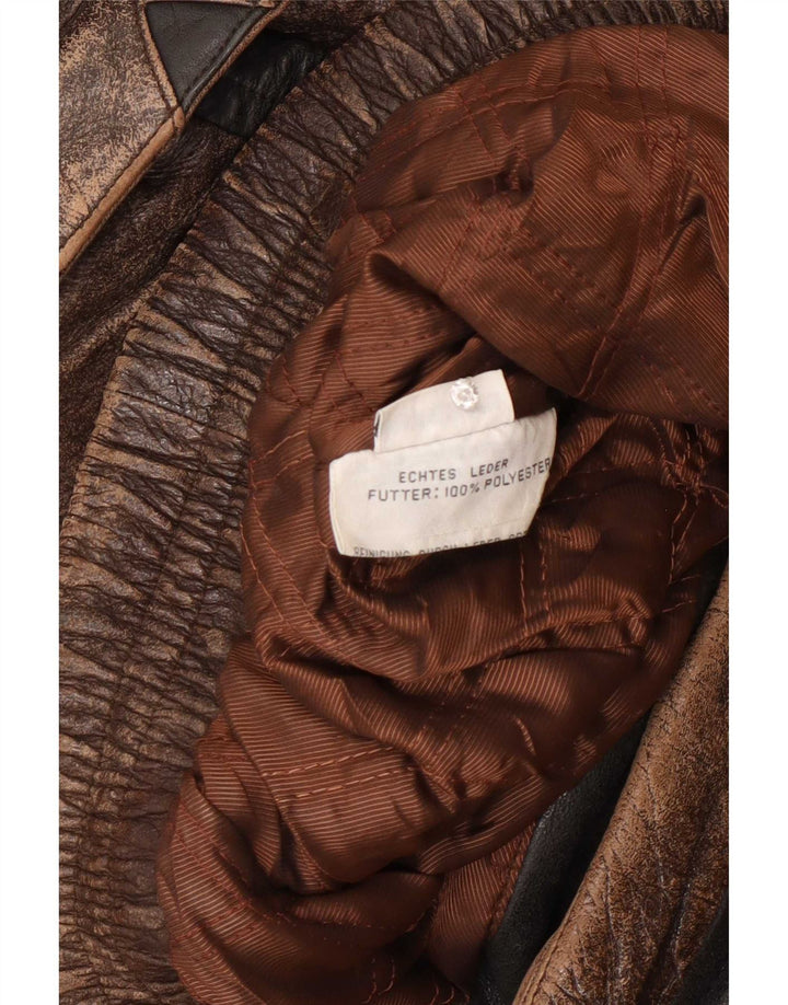 Rover&Lakes Herren Lederjacke IT 52 XL Braun