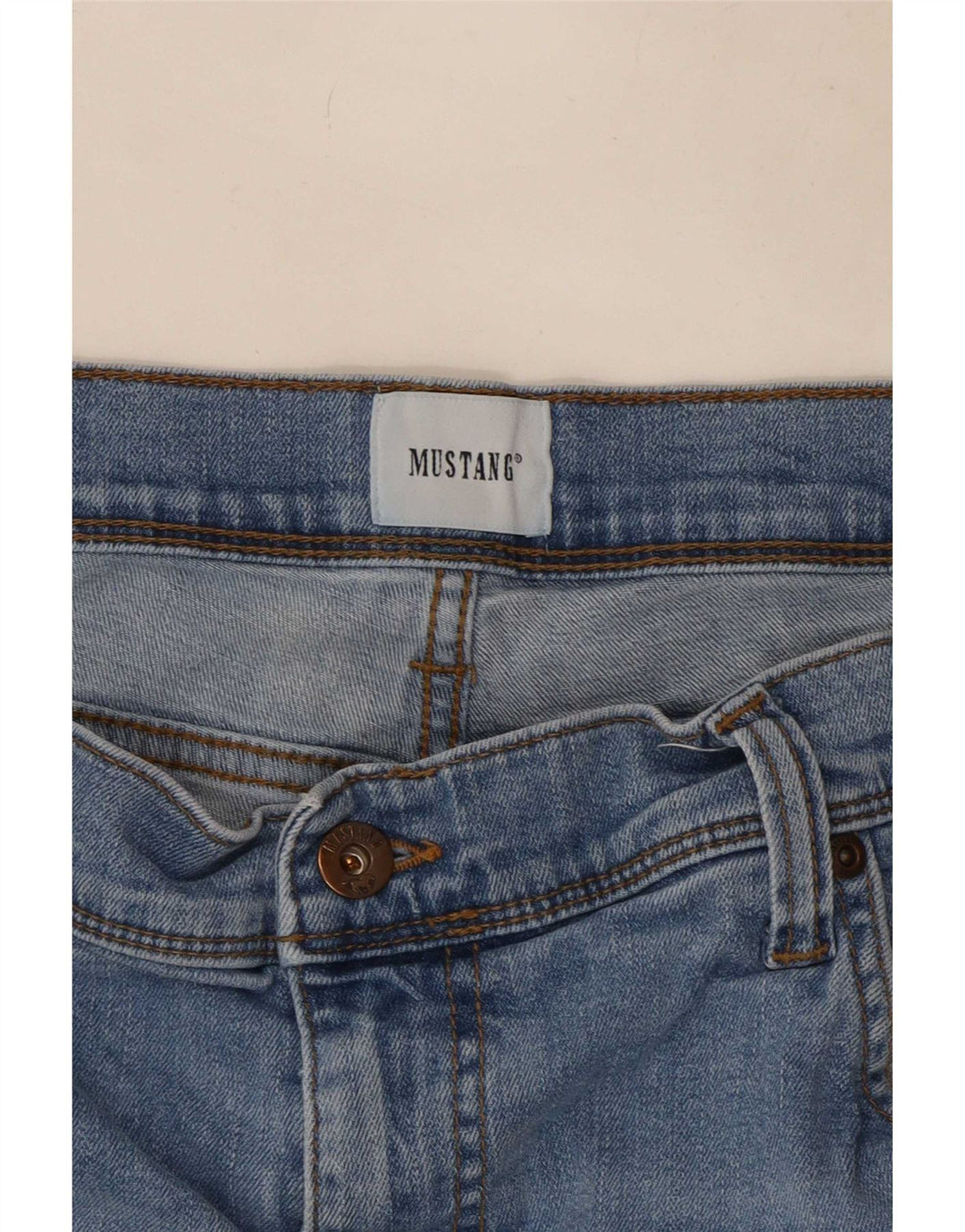 Mustang Herren Straight Jeans W38 L31 Blau