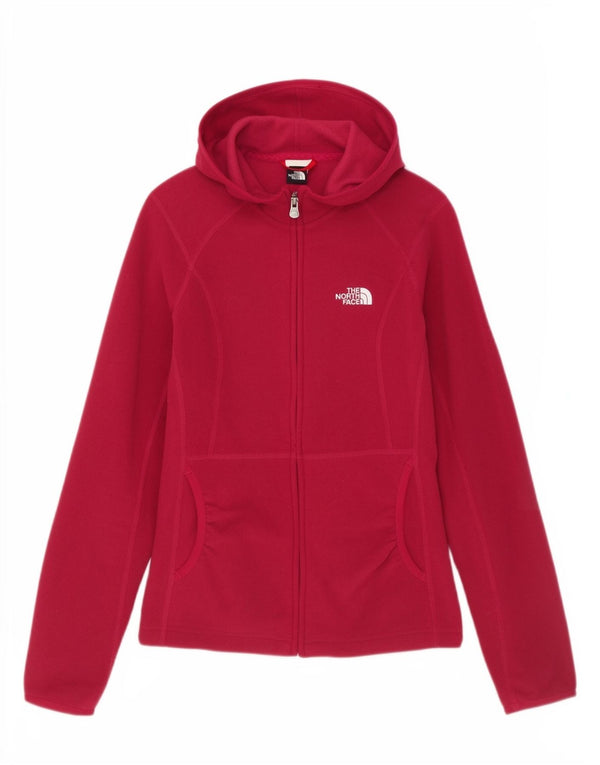 The North Face Damen-Fleece-Kapuzenpullover mit Reißverschluss, UK 6, XS, Burgunderrot, Sport