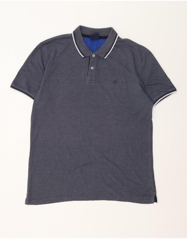 Champion Herren-Poloshirt, große graue Baumwolle