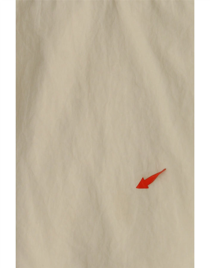 NIKE Herren-Trainingsanzug mit grafischer Kapuze, Jacke, Größe S, gebrochenes weißes Nylon