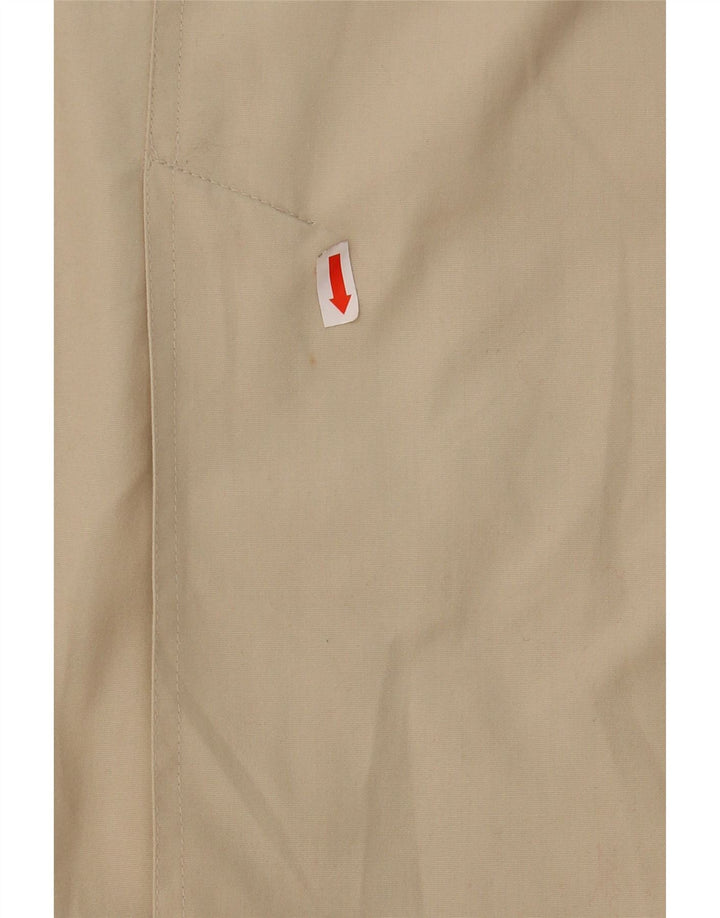 CHARON Womens Overcoat UK 10 Small Beige Polyester Vintage Charon and Second-Hand Charon from Messina Hembry 
