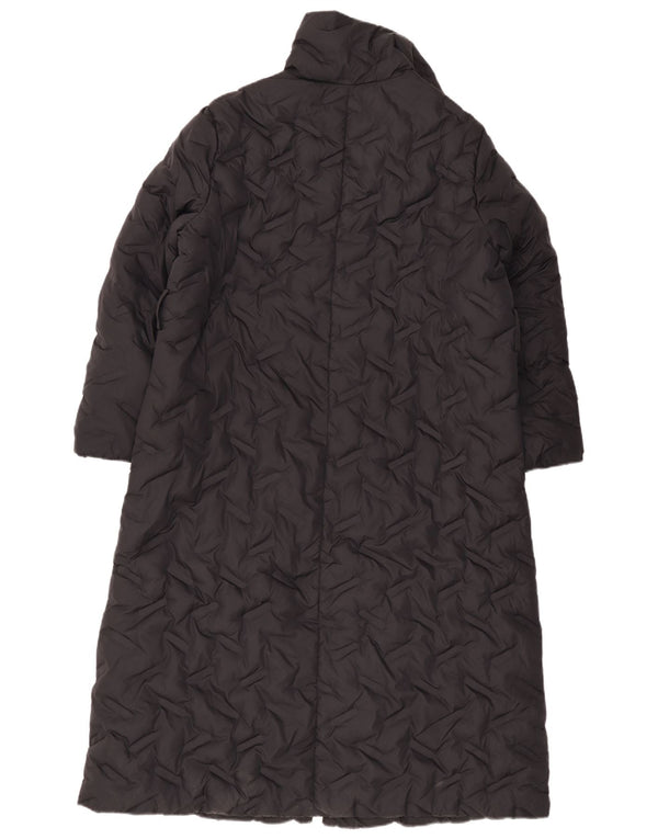 Emporio Armani Damen Steppmantel, gepolstert, IT 42, Mittelschwarz, Polyester