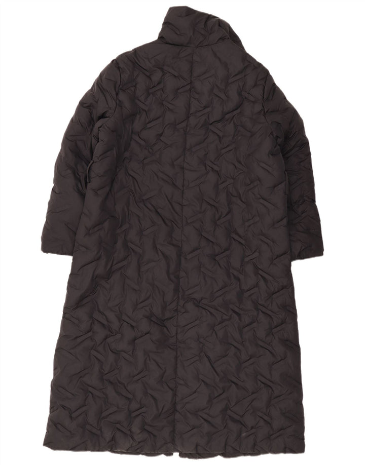Emporio Armani Damen Steppmantel, gepolstert, IT 42, Mittelschwarz, Polyester