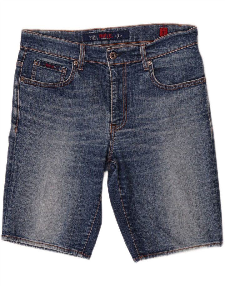 Rifle Herren Jeansshorts W31 Mittelblau