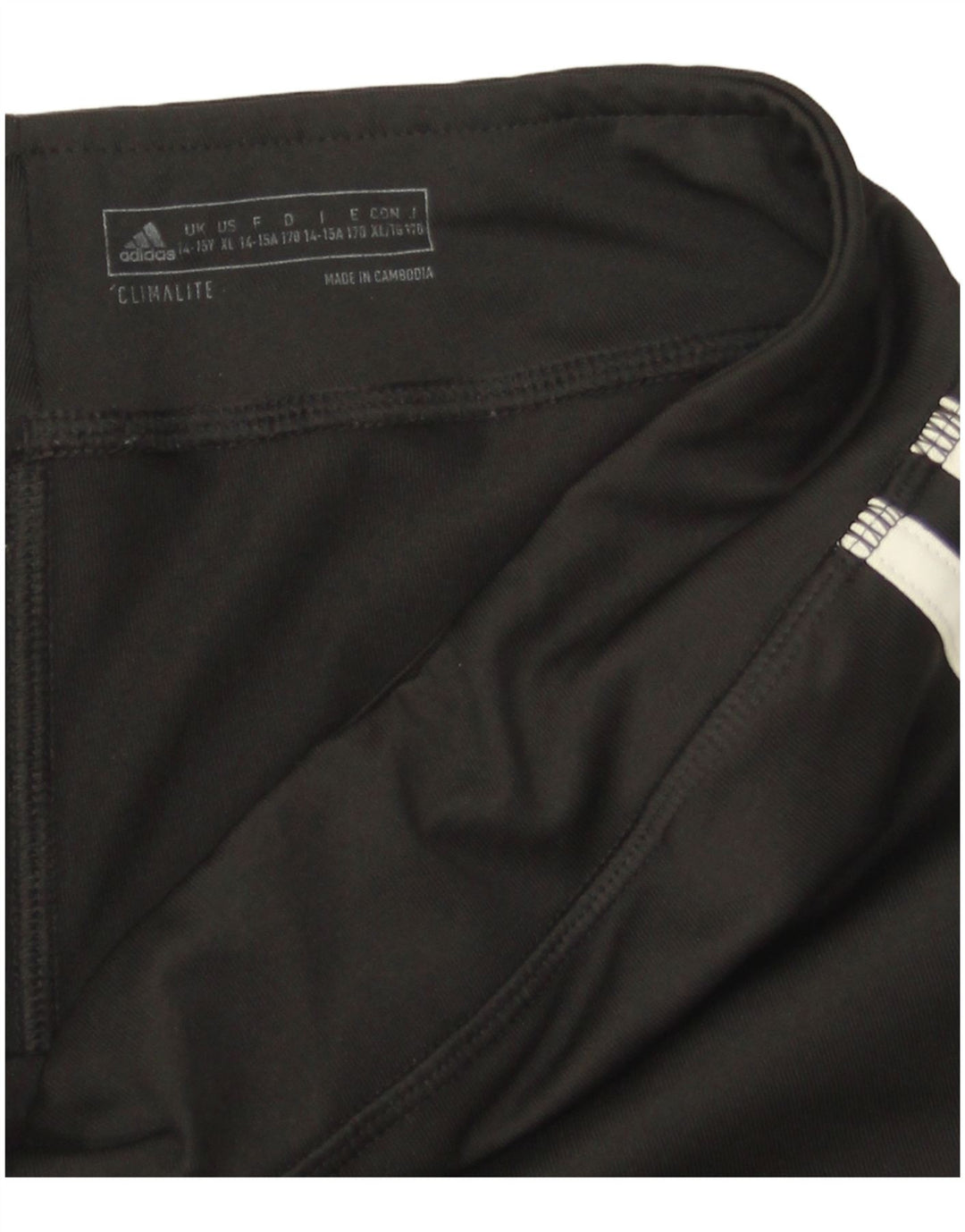 Adidas Climalite-Leggings für Mädchen, 14–15 Jahre, schwarzes Polyester