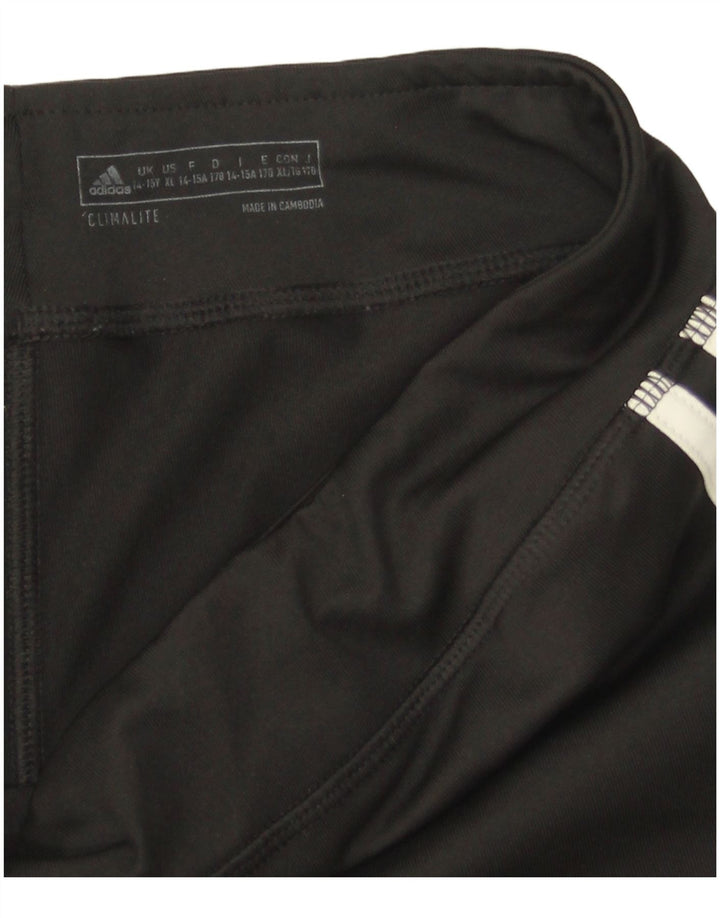 Adidas Climalite-Leggings für Mädchen, 14–15 Jahre, schwarzes Polyester
