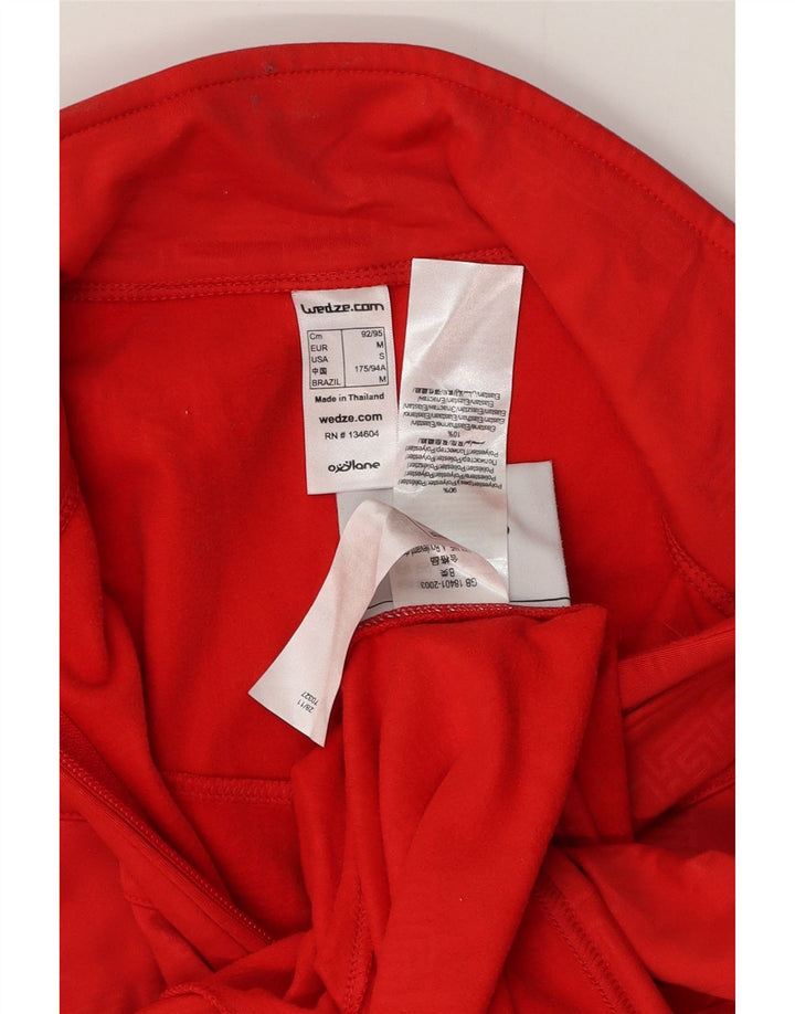 Wed Ze Herren-Trainingsanzug, Oberteil, Jacke, Größe S, Rot, Polyester