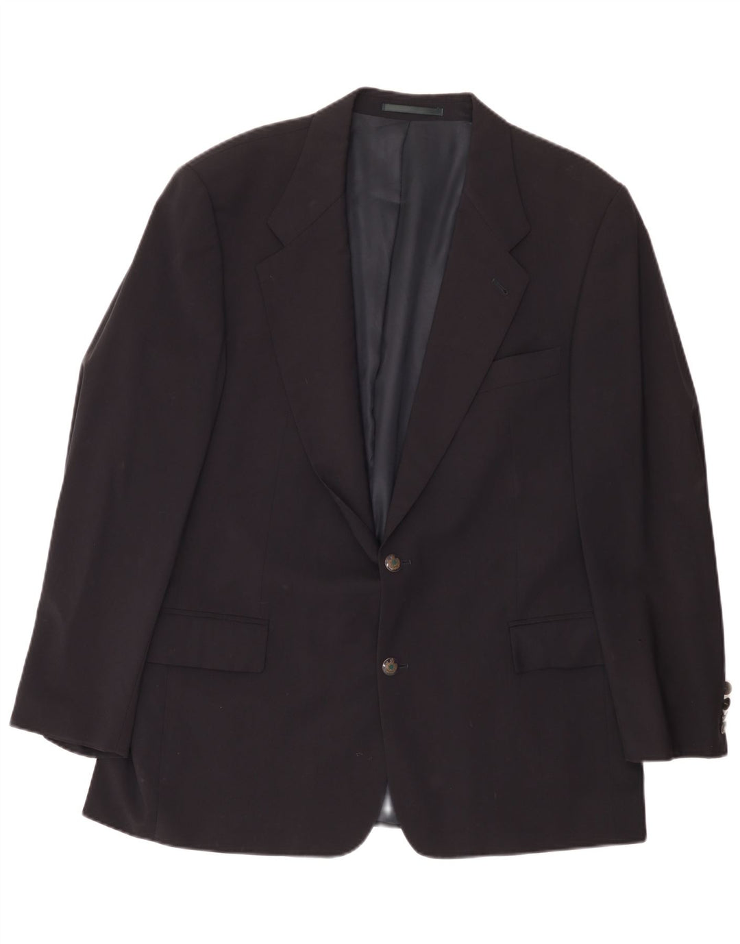 Hugo Boss Herren-Blazer mit 2 Knöpfen, EU 54, 2XL, schwarze Wolle