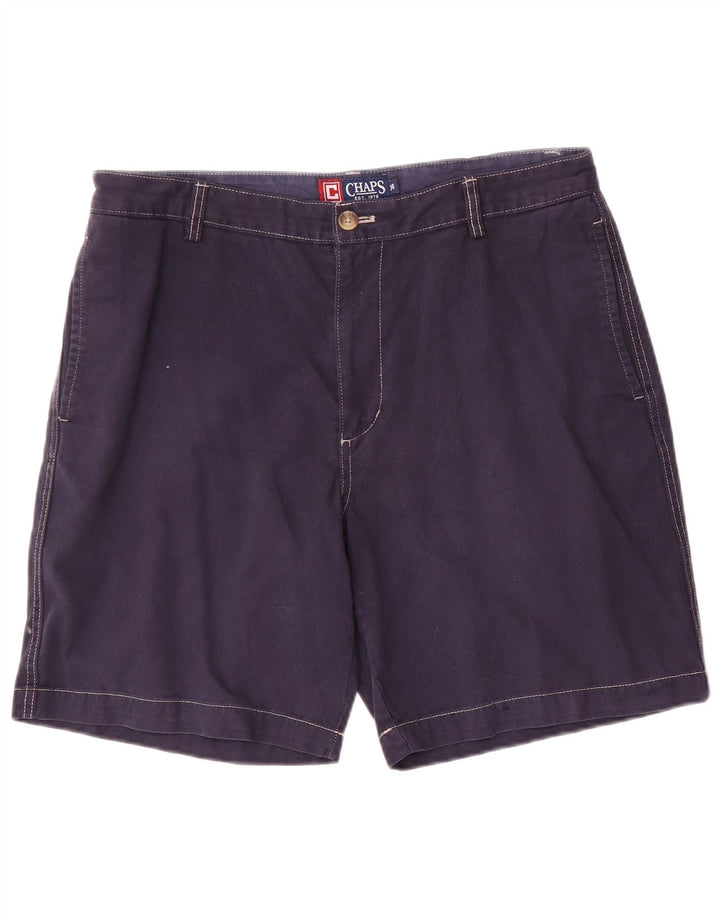 Chaps Herren-Chinoshorts, Größe L, W34, Marineblau, Baumwolle