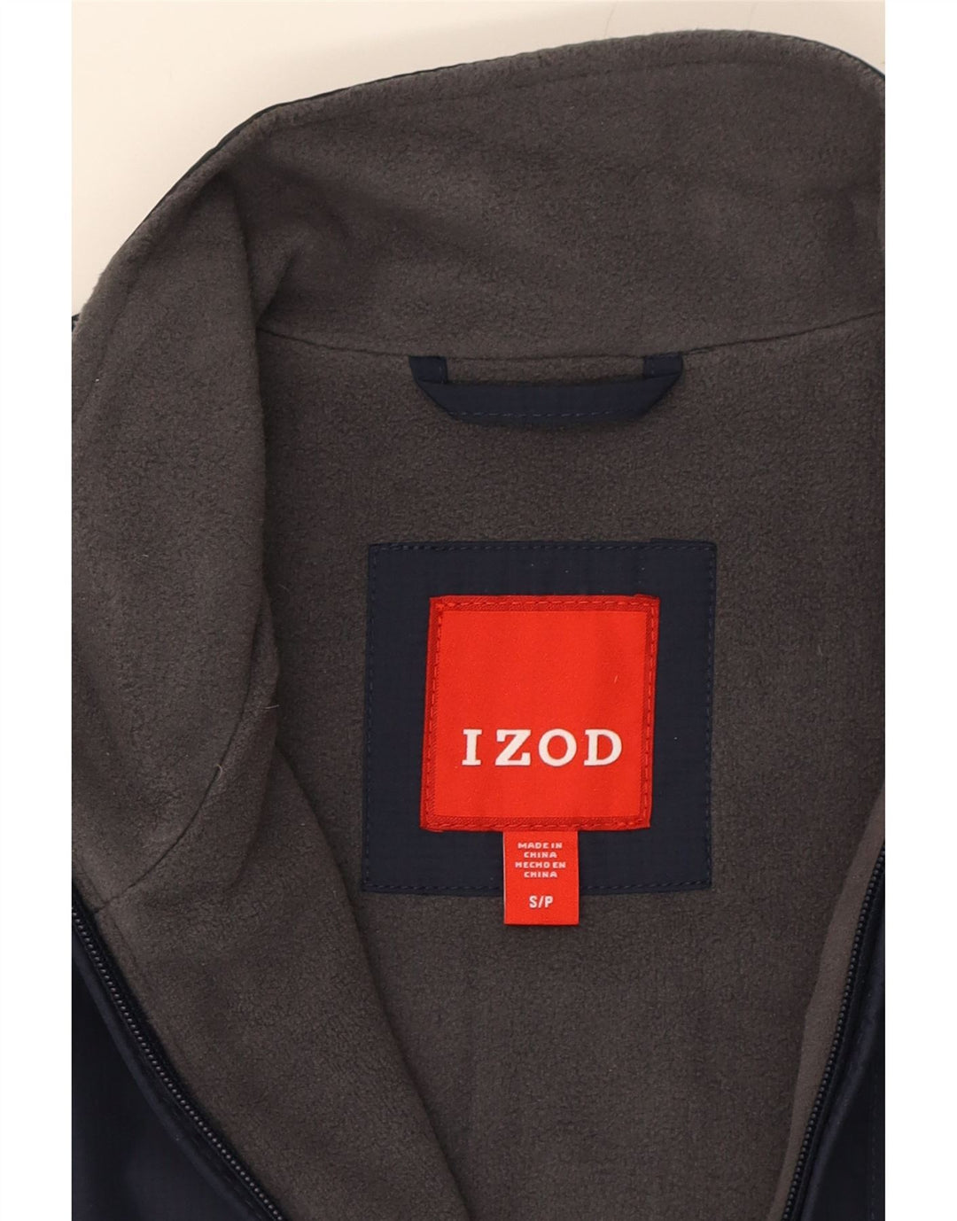 IZOD Mens Gilet UK 36 Small Navy Blue Polyester Vintage Izod and Second-Hand Izod from Messina Hembry 