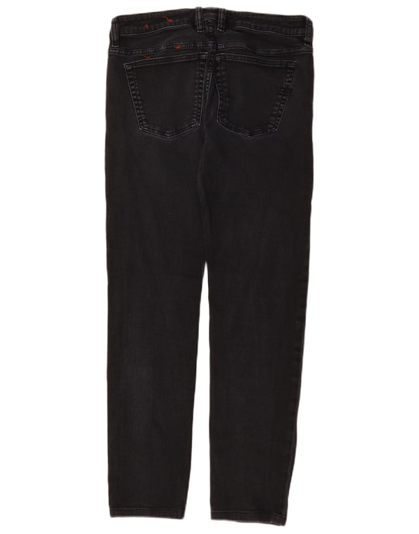 Diesel Damen Slim Jeans W30 L29 Schwarze Baumwolle