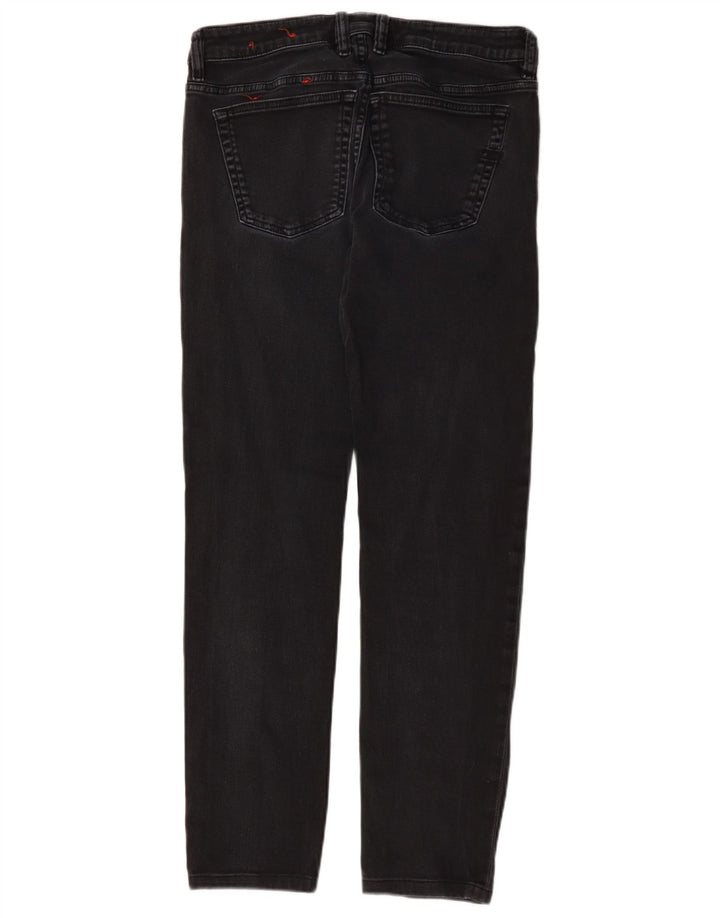 Diesel Damen Slim Jeans W30 L29 Schwarze Baumwolle
