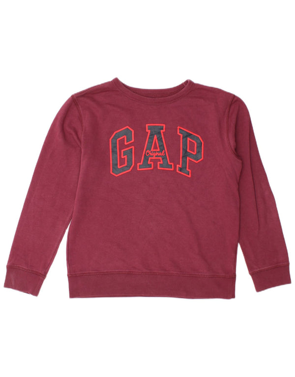 Gap Grafik-Sweatshirt für Jungen, 14–15 Jahre, 2XL, Burgunderrot