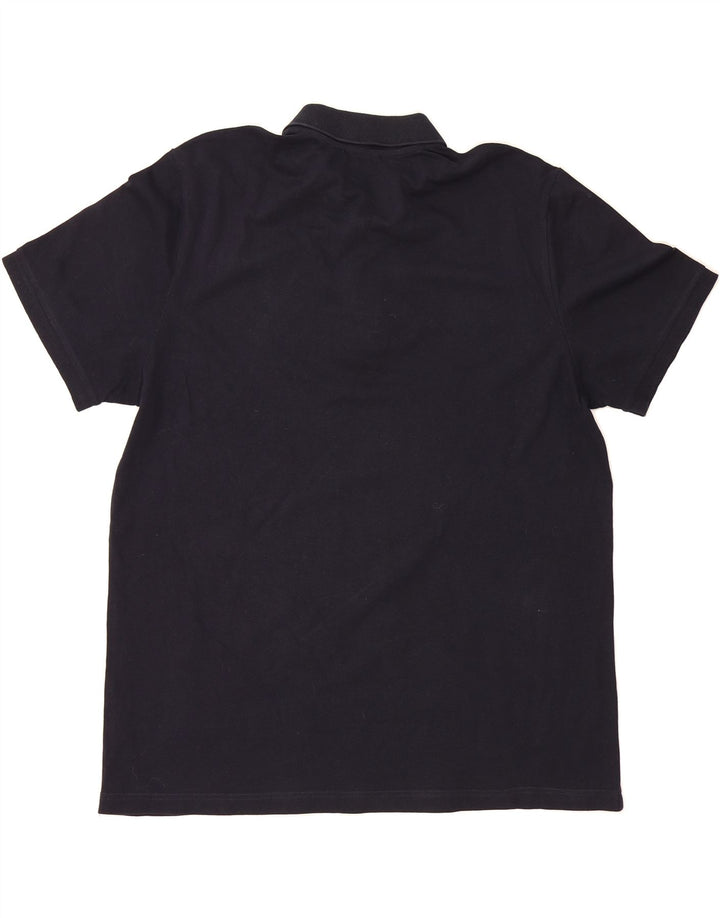 PIERRE CARDIN Mens Polo Shirt 2XL Navy Blue Vintage Pierre Cardin and Second-Hand Pierre Cardin from Messina Hembry 