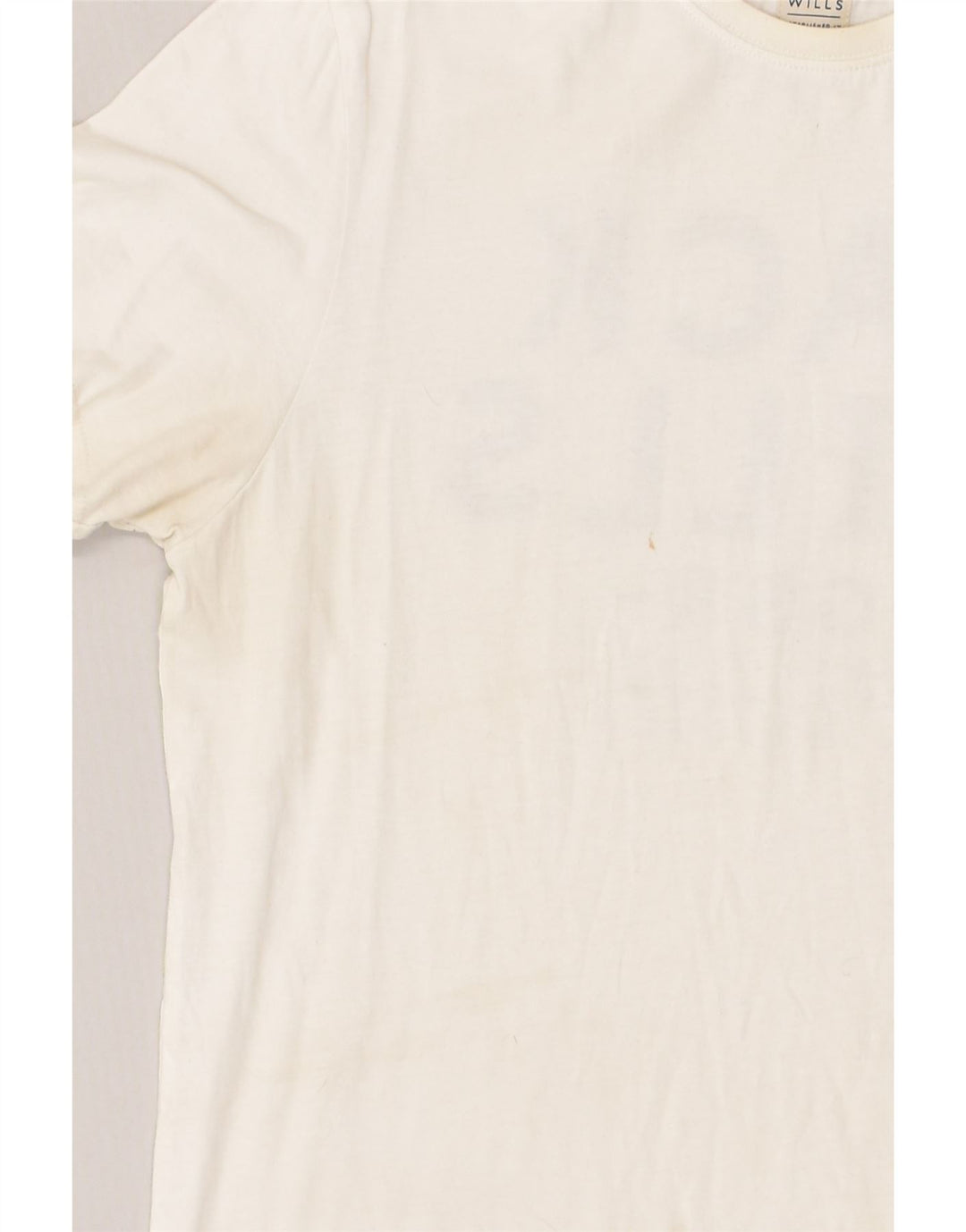 JACK WILLS Mens Graphic T-Shirt Top Small Off White | Vintage Jack Wills | Thrift | Second-Hand Jack Wills | Used Clothing | Messina Hembry 