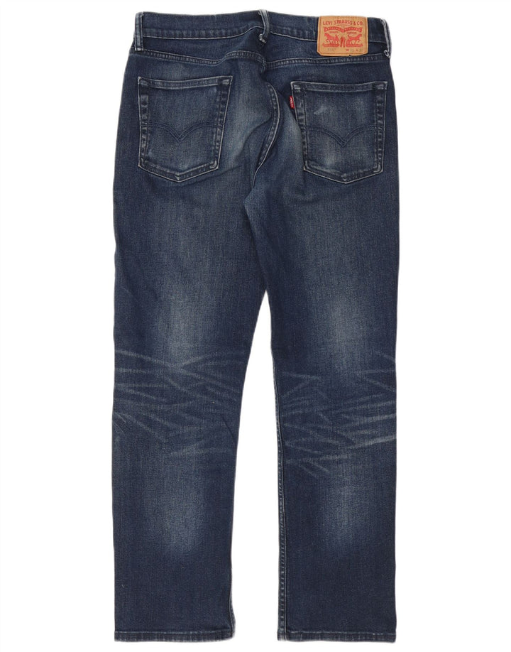 Levi's Herren 514 Straight Jeans W31 L30 Blaue Baumwolle