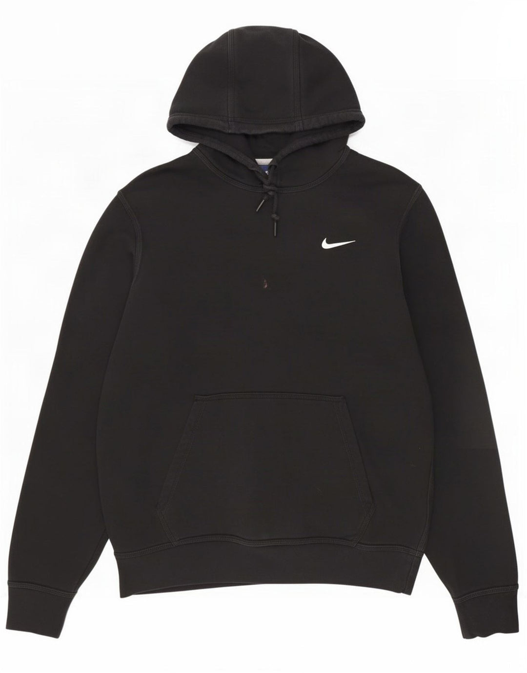 Nike Herren-Hoodie-Pullover aus mittelschwarzer Baumwolle