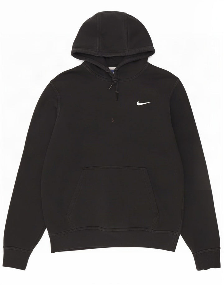 Nike Herren-Hoodie-Pullover aus mittelschwarzer Baumwolle