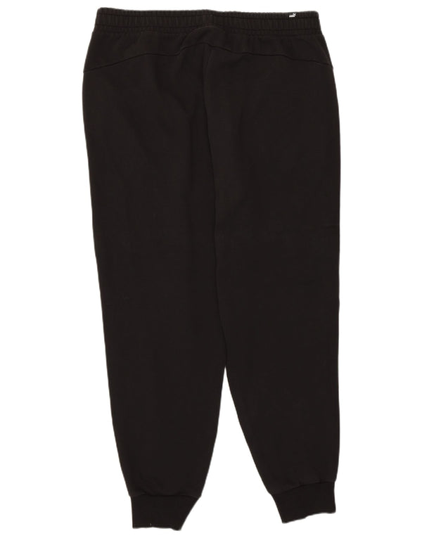 Puma Womens Graphic Trainingshose Jogger UK 18 XL Schwarz Baumwolle