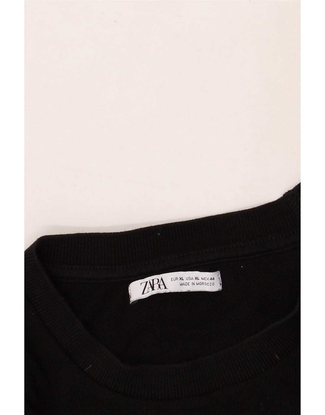 ZARA Herren T-Shirt Top XL Schwarz