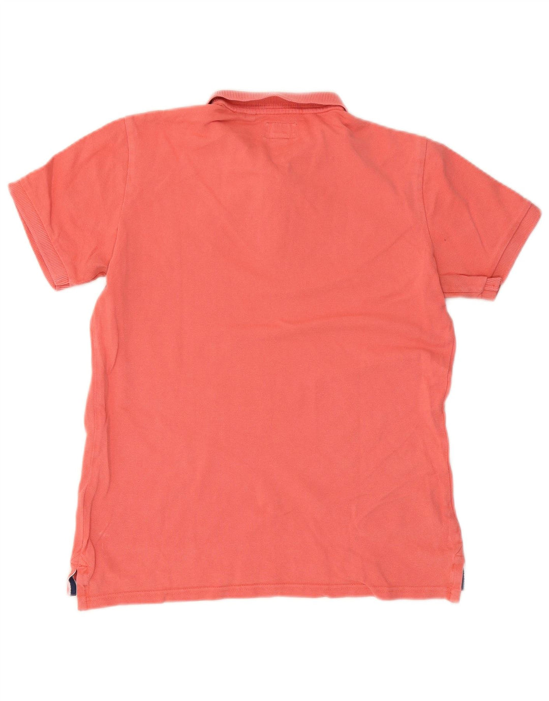 Superdry Herren-Poloshirt aus mittelrosa Baumwolle