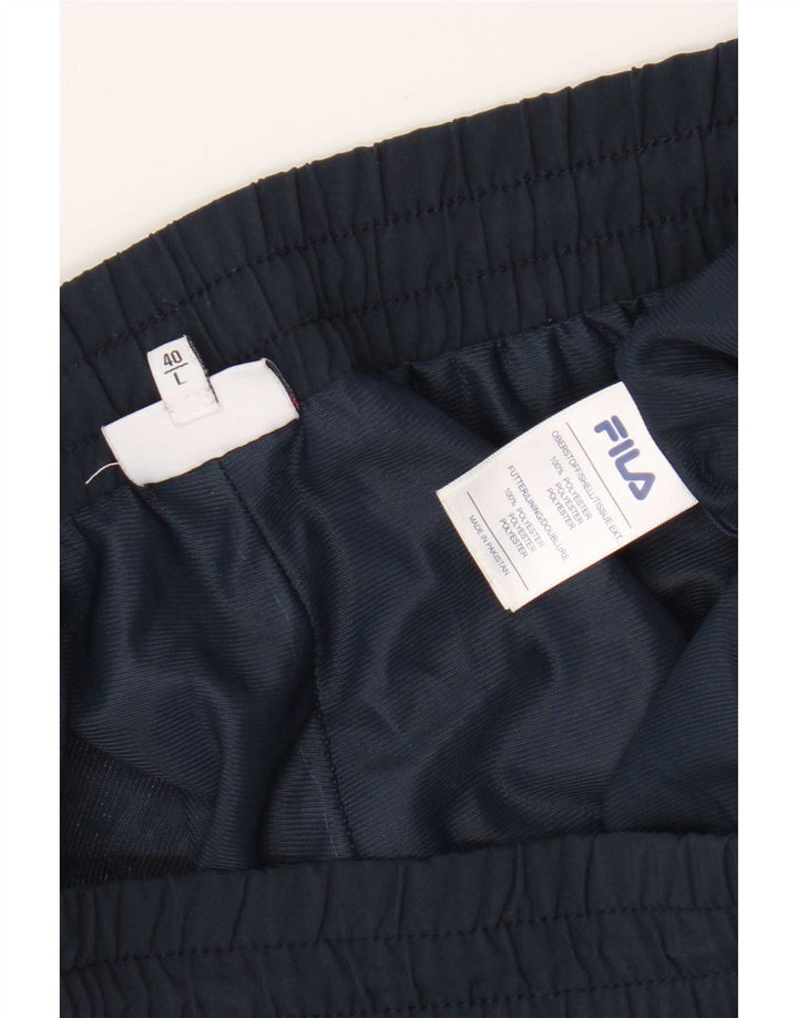 Fila Damen Sportshorts UK 16 Large Marineblau Polyester