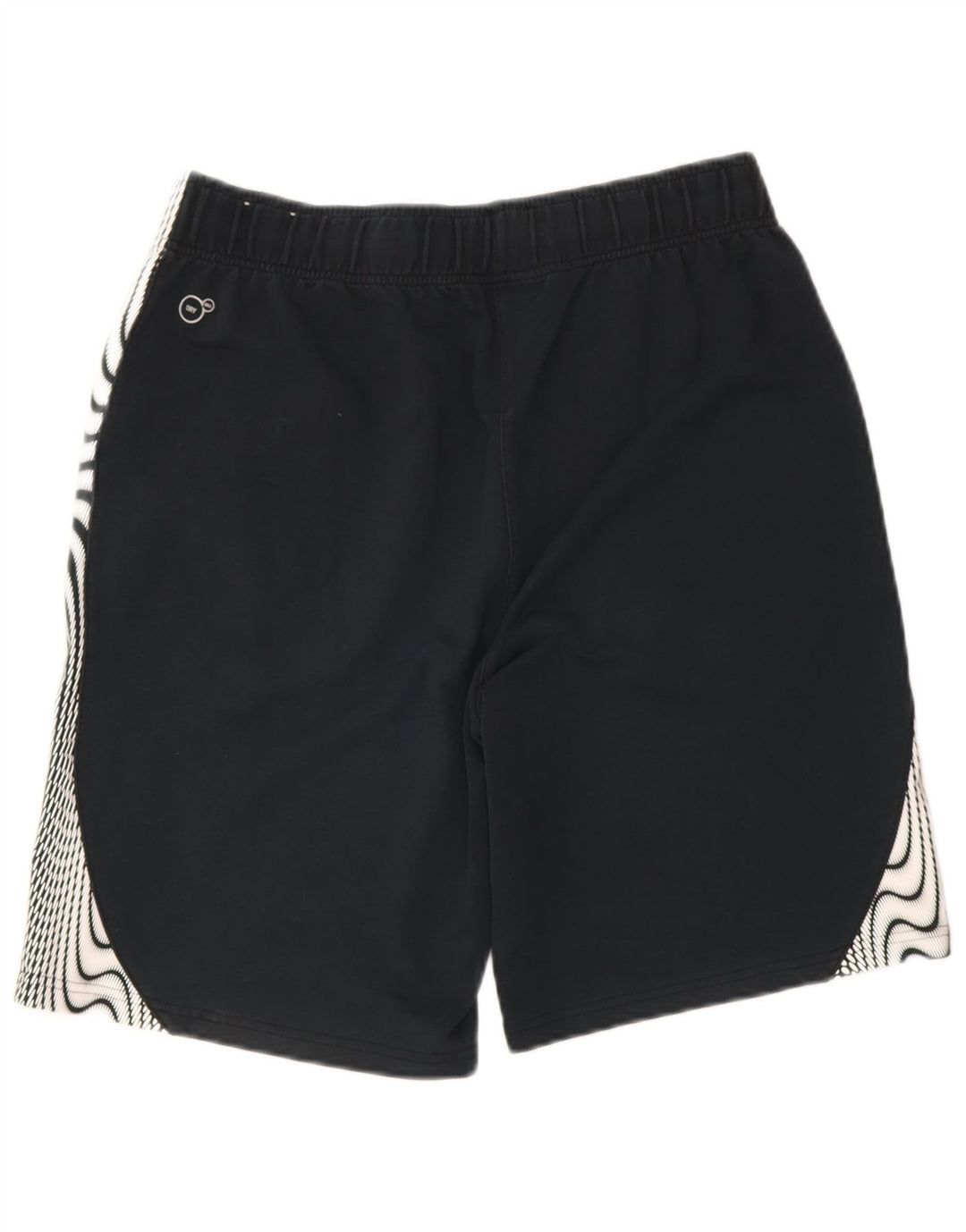 Puma Herren-Sportshorts, groß, schwarz, geometrisch