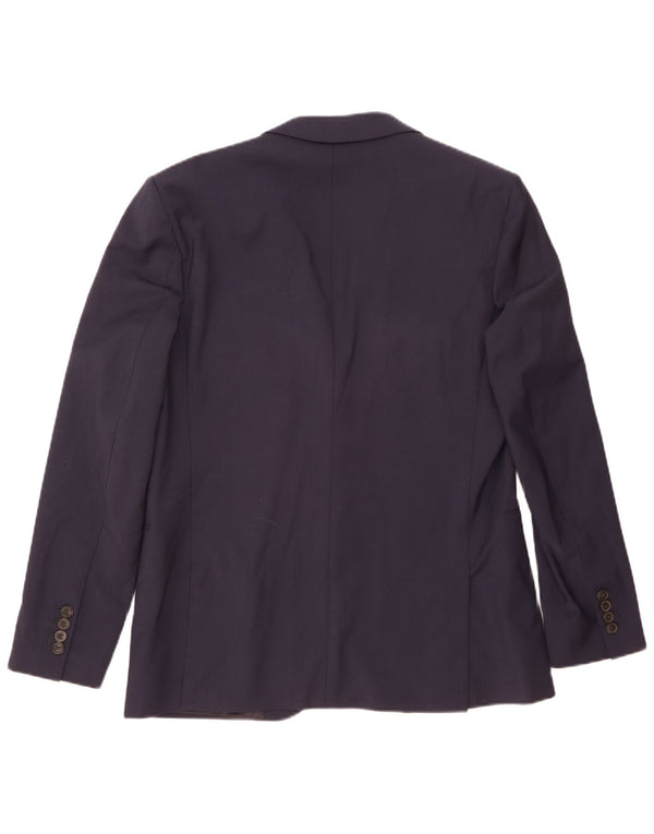 Reiss Herren-Blazer mit 2 Knöpfen, UK 40, große marineblaue Wolle