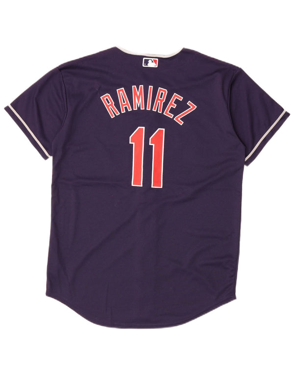 Originalware, Indianer-Jersey-Oberteil für Jungen, 14–15 Jahre, Größe L, Marineblau