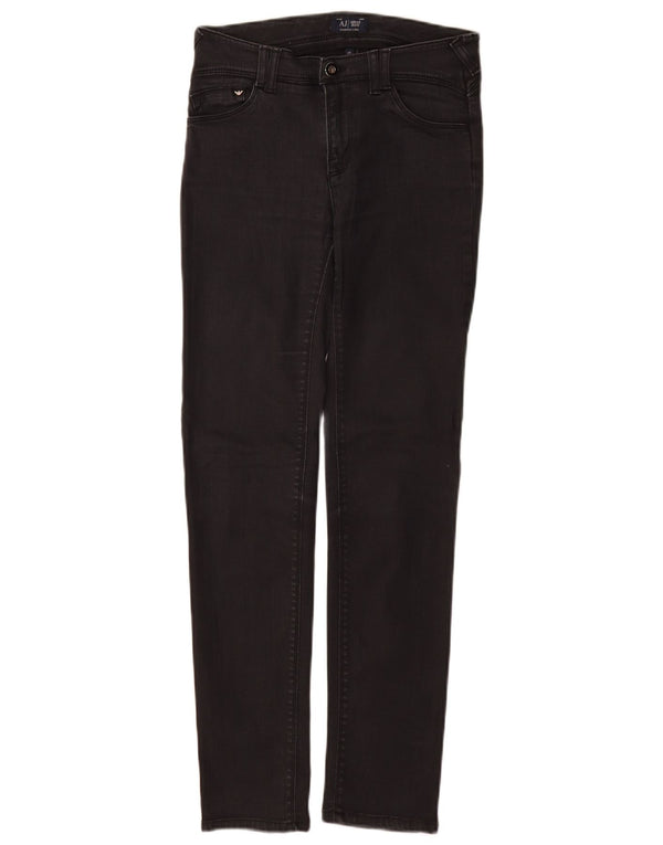 Armani Damen Skinny Jeans W25 L29 Marineblaue Baumwolle