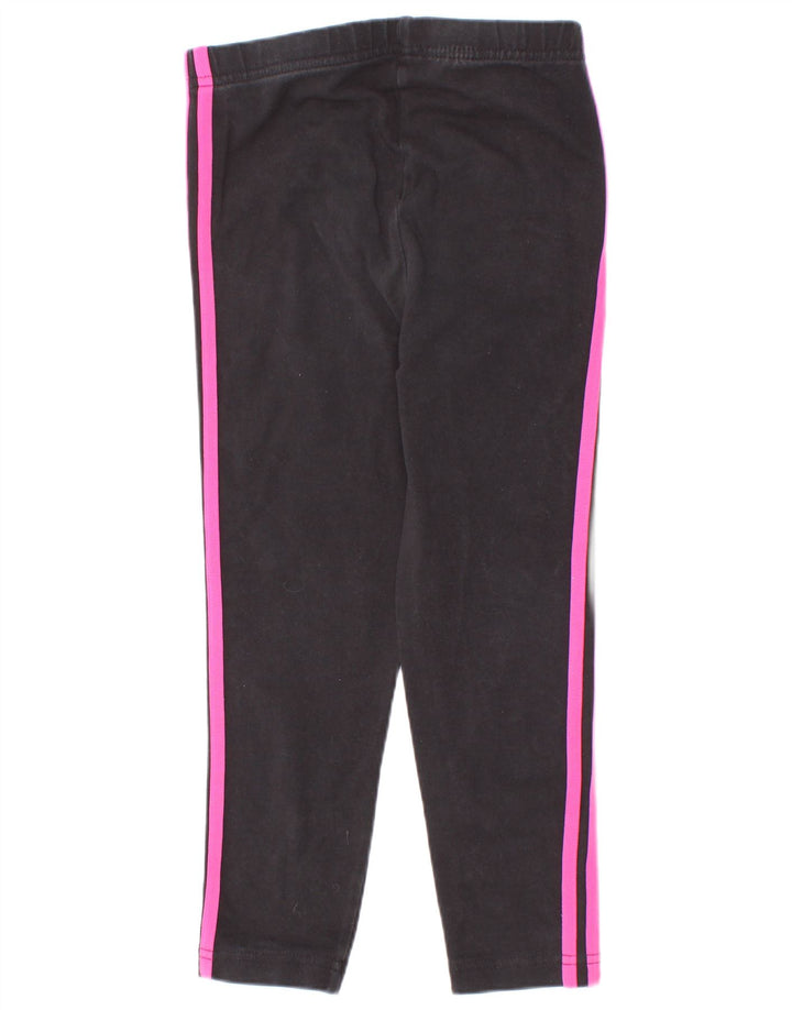 Adidas Mädchen-Leggings, 3–4 Jahre, schwarze Baumwolle