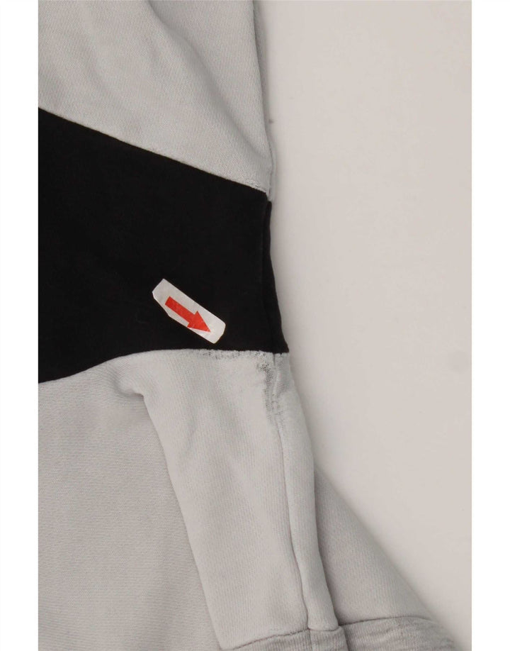 Fila Herren-Sweatshirt mit Grafik, groß, mehrfarbig, Colourblock-Baumwolle