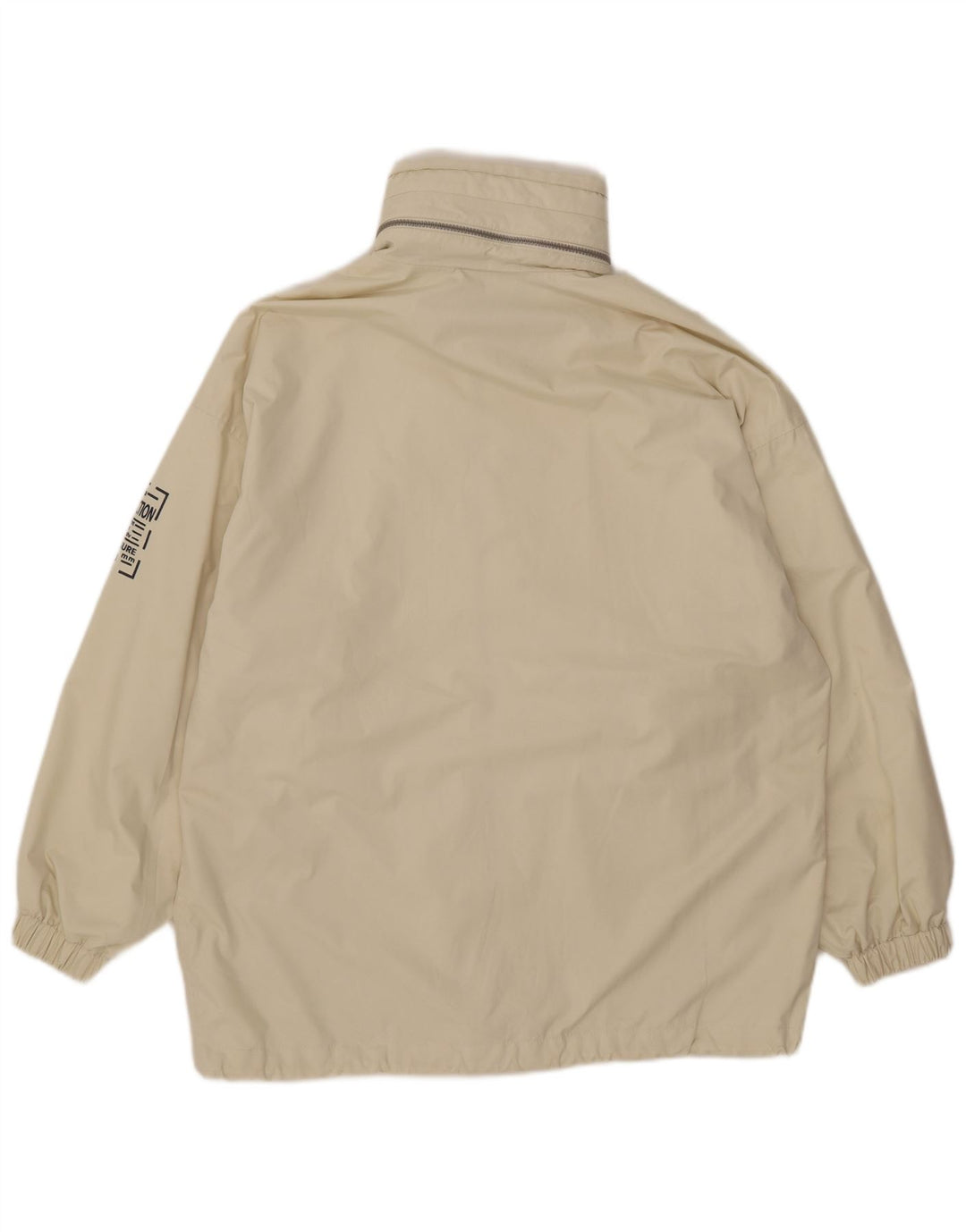 Elho Herren-Regenjacke mit Kapuze, lockere Passform, UK 36, Größe S, Weiß, Polyester