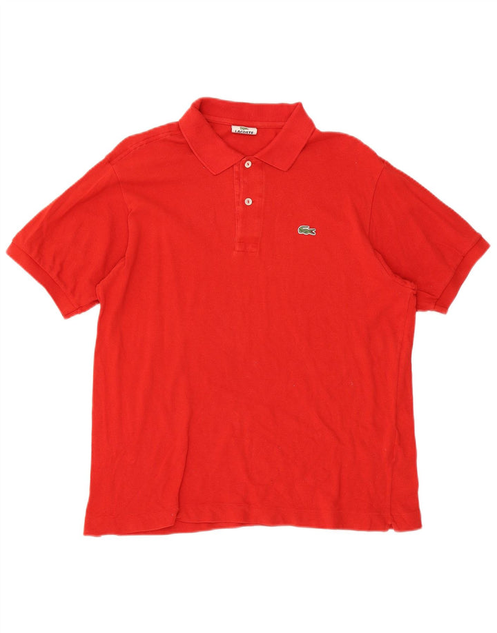 Lacoste Herren Poloshirt Größe 5 Large Rot