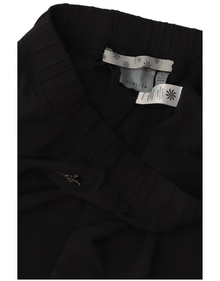 ATHLETA Damen Slim Freizeithose US 4 Small W28 L28 Schwarz Polyester