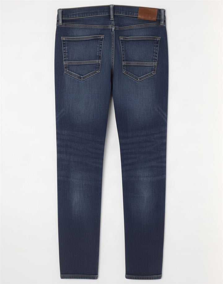 Marks & Spencer Herren Slim Jeans W32 L31 Blaue Baumwolle