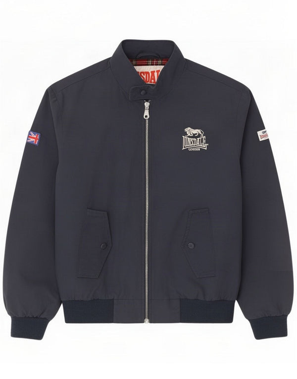 Lonsdale Jungen Bomberjacke 15-16 Jahre 3XL Marineblaue Baumwolle