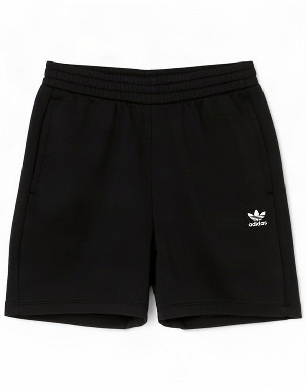 Adidas Damen Sportshorts UK 8 Small Black Cotton