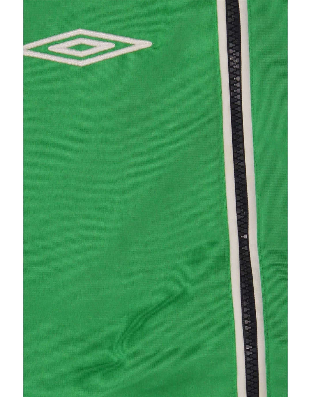Umbro Herren-Trainingsanzugoberteil mit Grafik, mittelgrünes Farbblock-Polyester