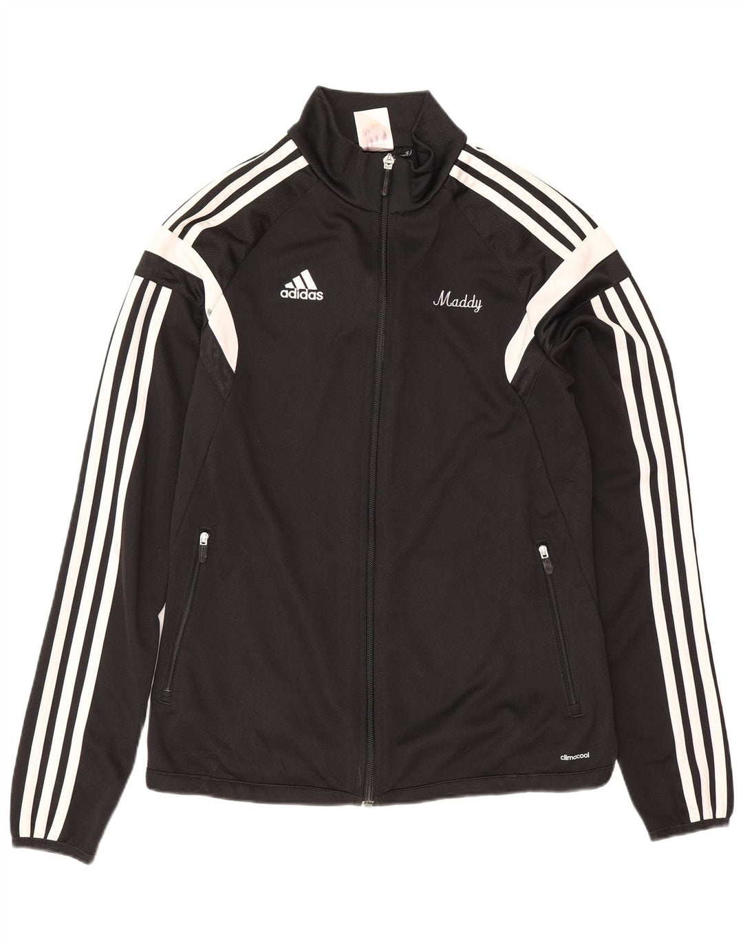 Adidas Damen Climacool Trainingsanzug Top Jacke UK 8/10 Small Schwarz